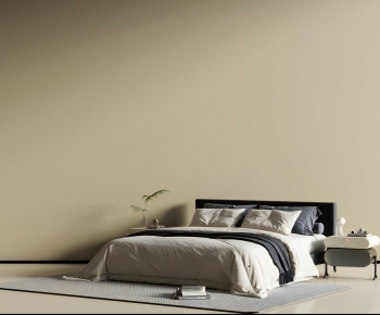 Modern Double Bed-ID:456099039