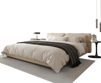 Modern Double Bed-ID:529228932