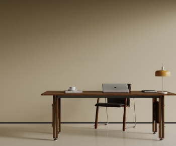Modern Computer Desk And Chair-ID:448682075