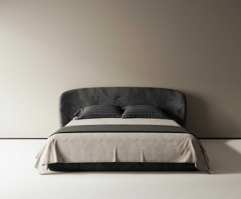 Modern Double Bed-ID:626831057