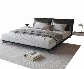 Modern Double Bed-ID:719449045