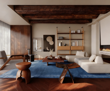 Modern A Living Room-ID:501961957