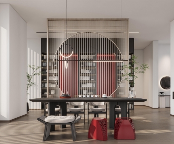 New Chinese Style Teahouse Tea House-ID:508893011