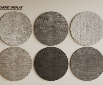 Modern Circular Carpet-ID:236413004