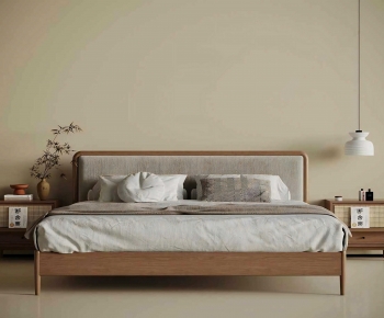 New Chinese Style Double Bed-ID:527849911