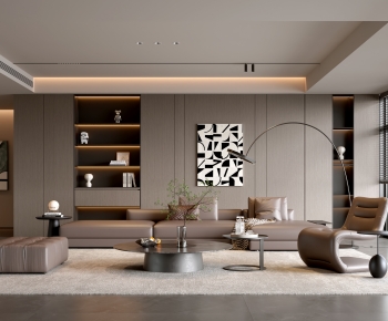 Modern A Living Room-ID:597558021