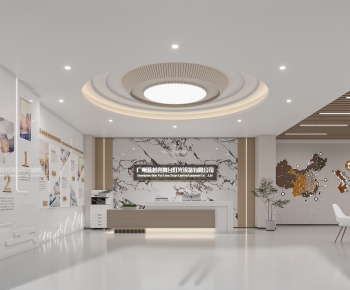 Modern Office Reception Desk-ID:998542073