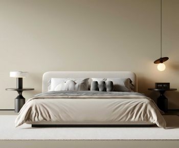 Modern Double Bed-ID:992768051