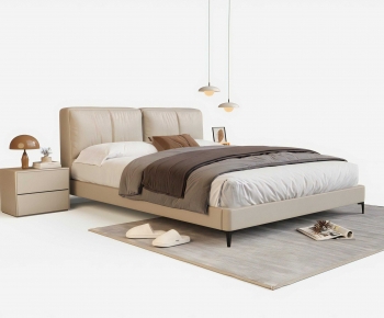 Modern Double Bed-ID:302731997