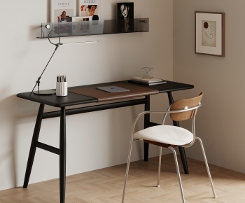 Modern Computer Desk And Chair-ID:840363988