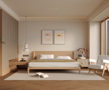 Japanese Style Bedroom-ID:296580852