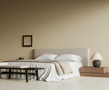 Modern Double Bed-ID:556516896