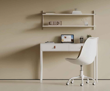 Modern Computer Desk And Chair-ID:206221106