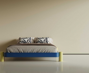 Modern Double Bed-ID:669491059