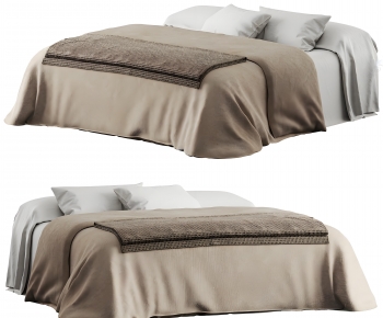 Modern Double Bed-ID:733259921