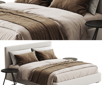 Modern Double Bed-ID:766575109