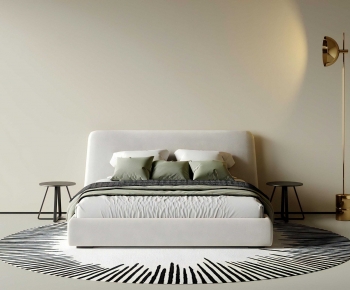 Modern Double Bed-ID:208795071