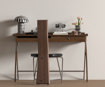 Modern Computer Desk And Chair-ID:524770023