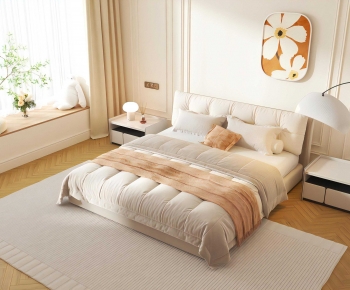 Modern Double Bed-ID:275490394