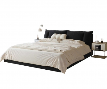 Modern Double Bed-ID:218755019