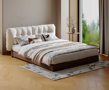 Modern Double Bed-ID:339108943