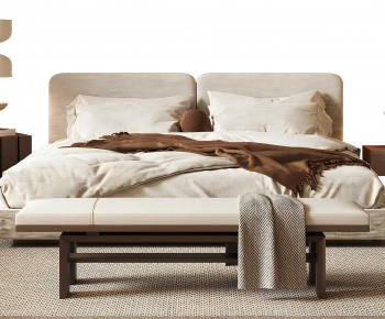 Modern Double Bed-ID:413693902