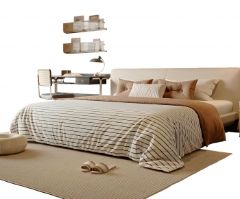 Modern Double Bed-ID:685681107