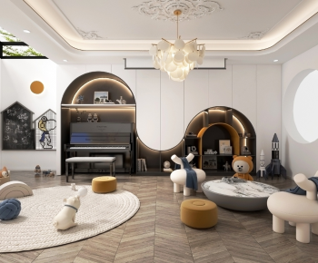 Modern Children's Room Activity Room-ID:323650811