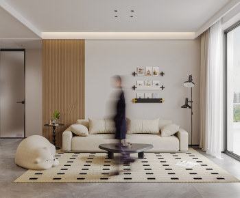 Modern A Living Room-ID:714728123