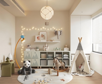 Modern Children's Room Activity Room-ID:534086941