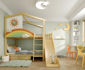 Nordic Style Girl's Room Daughter's Room-ID:204279903