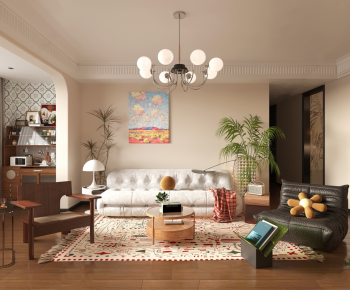 French Style A Living Room-ID:707551002