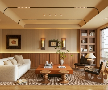 Modern A Living Room-ID:415879012