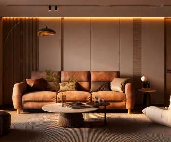 Modern A Living Room-ID:640546085