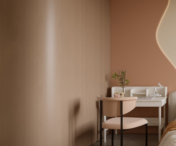 Modern Computer Desk And Chair-ID:507848981