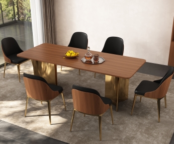 Modern Dining Table And Chairs-ID:321852922