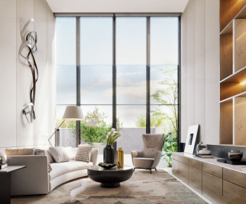 Modern A Living Room-ID:214536916