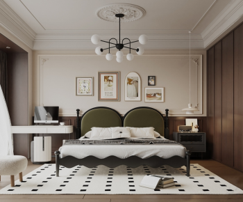 French Style Bedroom-ID:527168044