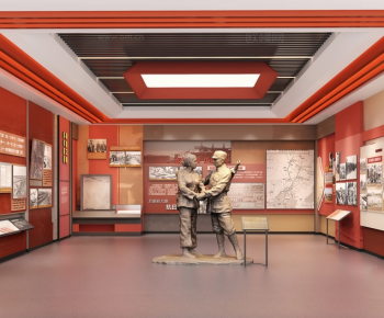 Modern Exhibition Hall-ID:542504073