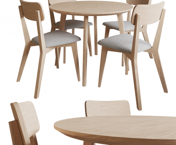Modern Dining Table And Chairs-ID:937834028