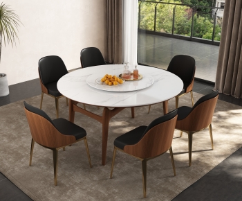 Modern Dining Table And Chairs-ID:827140836