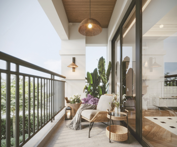 Modern Leisure Balcony-ID:406155115