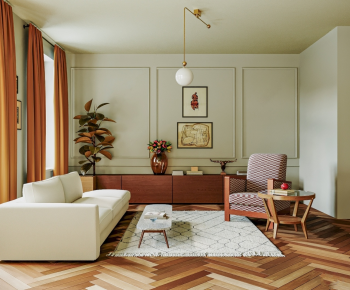 Modern A Living Room-ID:922730923