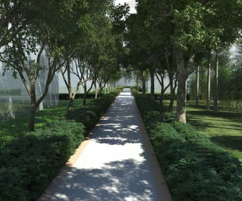 Modern Park Landscape-ID:571657907