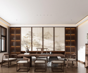 New Chinese Style Tea House-ID:741123918