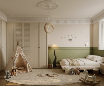 French Style Children's Room-ID:627249967