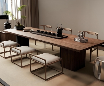 New Chinese Style Tea Tables And Chairs-ID:997576957