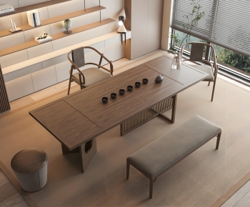 New Chinese Style Tea Tables And Chairs-ID:884967092