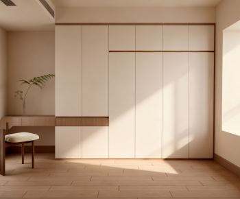 Modern Clothes Storage Area-ID:160496008