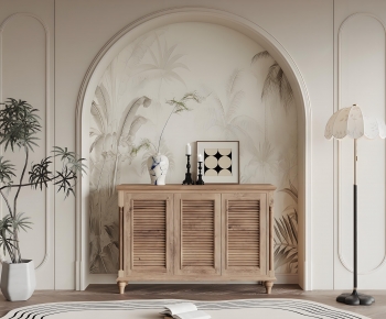 American Style Entrance Cabinet-ID:337328969